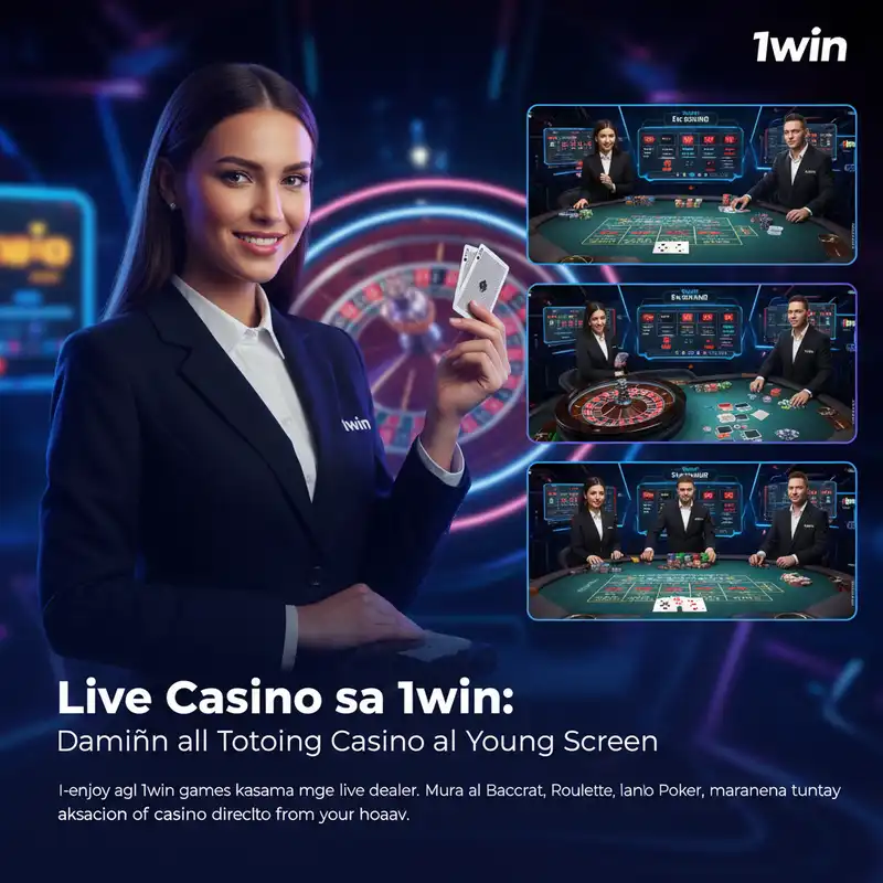 Live Casino 1win games experience