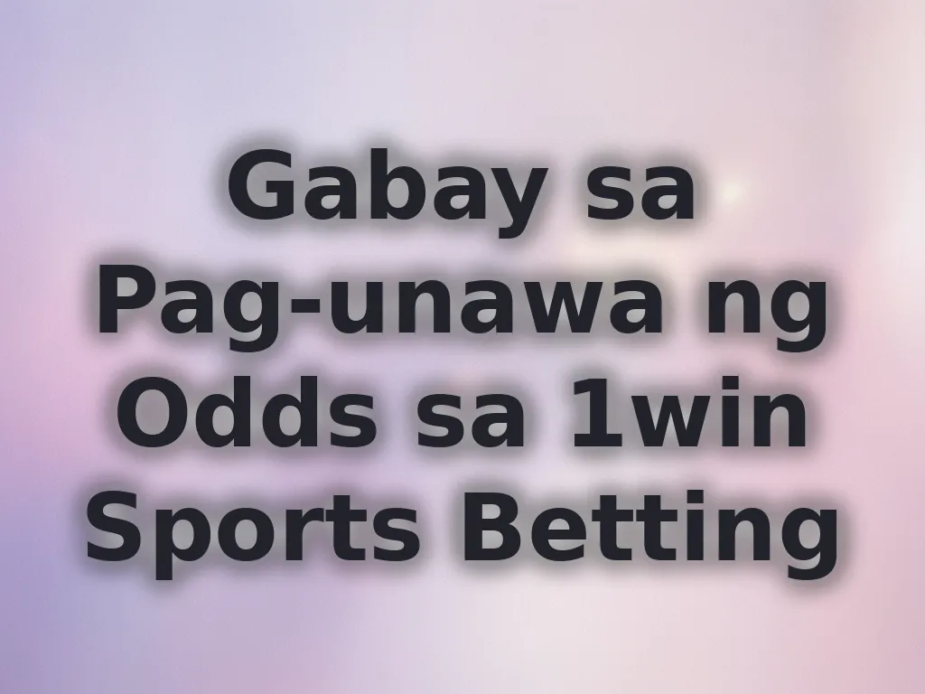 Gabay sa Pag-unawa ng Odds sa 1win Sports Betting